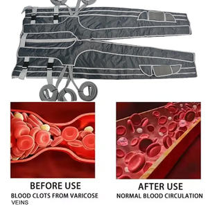 Analizador <span class=keywords><strong>de</strong></span> Piel con 36 Bolsas <span class=keywords><strong>de</strong></span> Aire y Calefacción, Botas <span class=keywords><strong>de</strong></span> Presoterapia para Drenaje Linfático y Recuperación Corporal, <span class=keywords><strong>Fisioterapia</strong></span> - Product Image 5