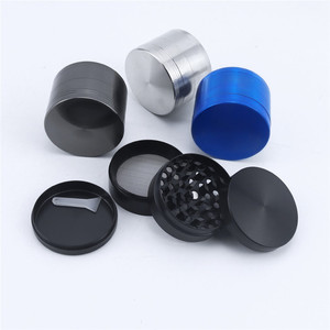Wholesale Custom Logo 50MM Metal <b>Herb</b> Crusher with Scraper - Product Image 1