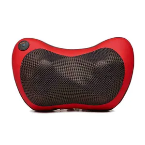 Relaxation Massage Pillow Vibrator Electric Shoulder Back Heating Kneading Infrared Therapy Pillow Shiatsu Neck Massager