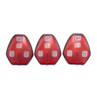 Vente directe d'usine, coque de clé de voiture adaptée aux clés droites Mitsubishi avec support de puce interne.