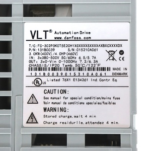 Convertidor de Frecuencia FC-302P3K0T5E20H1XGXXXXSXXXXAXBXCXXXXDX 131B0039 Variador de Frecuencia VLT Automation Drive - Product Image 4