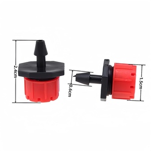 DaringFish Venta Directa de Fábrica: Aspersor de Goteo de 8 Orificios con Flujo Ajustable para Jardín, Modelo <span class=keywords><strong>Caperucita</strong></span> <span class=keywords><strong>Roja</strong></span> - Product Image 1