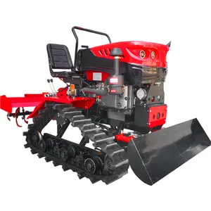 agriculture products farm cultivator for groundnut mini crawler tractor for farming