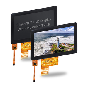 แผงจอ <span class=keywords><strong>LCD</strong></span> แบบอินเตอร์เฟส RGB 5 "โมดูลหน้าจอสัมผัส40พิน TFT 5นิ้ว - Product Image 4