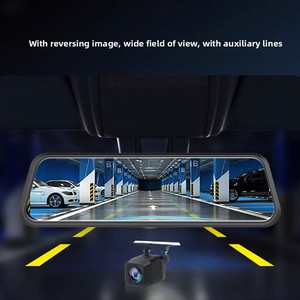 9.66 inch IPS màn hình <span class=keywords><strong>video</strong></span> ghi 2K + 1080P tầm nhìn ban đêm 2 máy ảnh ghi âm vòng lặp wifi xe hộp đen 1 năm bảo hành - Product Image 4