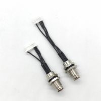 Connecteurs circulaires personnalisés M12 5 broches à montage sur panneau M5 M8 M12 M16 M17 M23 M40 Câble