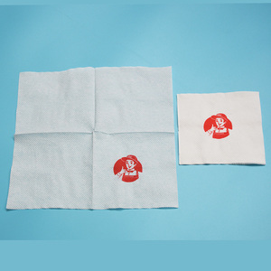 100% <span class=keywords><strong>Lino</strong></span> Natural de bambú bebidas servilletas cóctel de boda servilleta de papel de fiesta de aniversario servilleta personaliz - Product Image 3