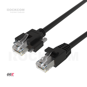 10 gige <span class=keywords><strong>RJ45</strong></span> để <span class=keywords><strong>RJ45</strong></span> với ốc vít ngang Flex cao tùy chọn 10 Gigabit cáp <span class=keywords><strong>Ethernet</strong></span> cho máy ảnh công nghiệp cat.6a - Product Image 1