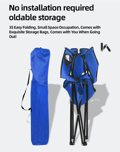 Chaise pliante <span class=keywords><strong>de</strong></span> plage et <span class=keywords><strong>de</strong></span> <span class=keywords><strong>camping</strong></span> portable, en tissu Oxford léger, moderne, écologique, avec support en acier durable - Product Image 4