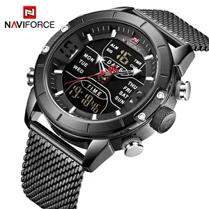 Naviforce 9153 BEBE relogio masculino черного цвета 2020 горячая Распродажа, мужские часы, наручные часы с механизмом, мужские часы наручные аналоговые цифровые наручные часы