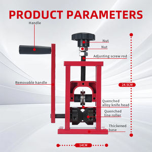 Dénudeur de câbles en cuivre manuel à manivelle automatique pour machine EDM à fil de 1-12 mm - Product Image 2