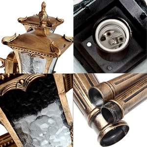 Высококачественный алюминиевый винтажный уличный фонарь для освещения сада - Product Image 4