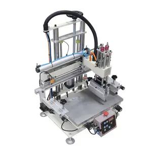 Mini High Quality Semi-automatic Screen Printer With Plane Bed Easy to Operate Flat Working Table Screen Printing Machine