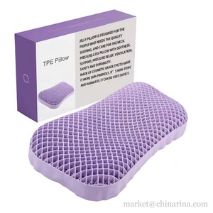 Produsen Langsung <span class=keywords><strong>Bantal</strong></span> Hilton TPE Gel Penyangga Leher 3D Anti Tekanan Pendingin Dapat Dicuci Anti Bakteri Tahan Air - Product Image 2