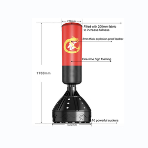 Personalizado Vertical golpe <span class=keywords><strong>de</strong></span> <span class=keywords><strong>boxeo</strong></span> entrenamiento <span class=keywords><strong>de</strong></span> <span class=keywords><strong>boxeo</strong></span> con presión Normal para liberar el rebote bolsa - Product Image 1