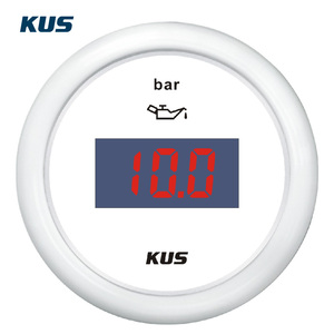 KUS SEA-V 시리즈 52mm 디지털 오일 압력 게이지 12V/24V 범용 보트용 - Product Image 5