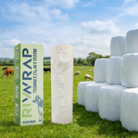 Film d'ensilage RIVAL, film d'emballage d'ensilage, film étirable rond en LLDPE pour ensilage, film PE opaque, variété complète de types, souple