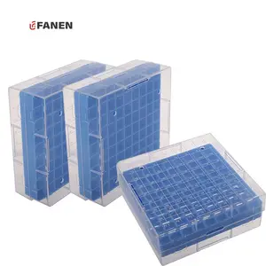 Fanen Lab Consumibles SBS estéril 0,75 ml caja de almacenamiento de viales criogénicos de rosca externa