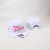 Vente en gros de chapeau ajusté Hip Hop 6 panneaux de baseball haut de gamme avec broderie 3D personnalisée