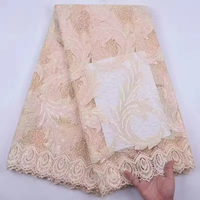 Zèle africain Tulle maille dentelle tissus paillettes 2025 haute qualité français nigérian Net dentelle élégant pour les femmes robes de mariée