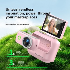 Outdoor Riding Detachable Magnetic Neck Hanging WiFi Recording <b>Mini</b> <b>Camera</b> 2.0-inch Screen Thumb Panoramic Sports Detachable - Product Image 3