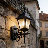 Lumière décorative d'extérieur, lampes murales d'extérieur étanches, lampes LED d'extérieur étanches, éclairage extérieur, lampes de jardin, lampadaire