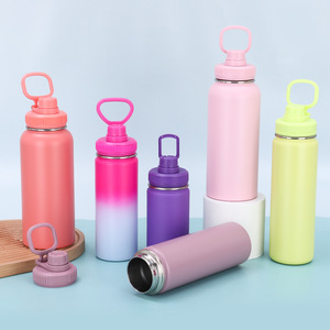 ขวดน้ำเก็บความร้อนสุญญากาศขนาด 24 ออนซ์ แบบกำหนดเองได้ ขวดน้ำสแตนเลส 304 สองชั้น สำหรับเล่นกีฬา - Product Image 2