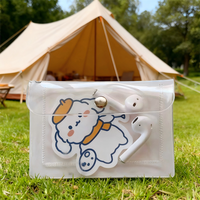 Sac PVC coloré étanche avec porte-clés. Mini pochette cadeau pour femmes/filles, facile à transporter.