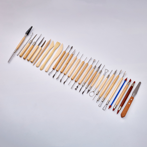 Outils de <span class=keywords><strong>sculpture</strong></span> de haute qualité OEM Factory, 30 pièces, autres fournitures artistiques, ensemble d'outils de <span class=keywords><strong>sculpture</strong></span> en argile multifonctionnels pour la poterie, vente en gros - Product Image 6