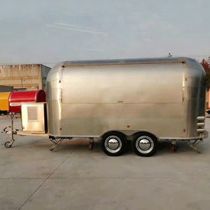 รถเข็นขายอาหารเคลื่อนที่เชิงพาณิชย์ทำจากสแตนเลส4ล้อสำหรับขนมขบเคี้ยวและไอศกรีมสำหรับตลาดกลางคืนและจุดชมวิว - Product Image 5