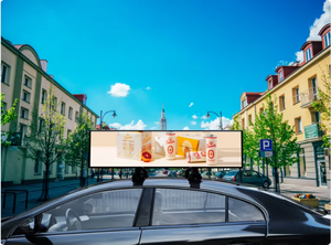 Nhà Máy Trực Tiếp 4G Điều Khiển Không Dây P4 <span class=keywords><strong>LED</strong></span> Hiển Thị 960X320Mm Hai Mặt Xe Roof Top Taxi Màn Hình IP65 Không Thấm Nước 5000cd - Product Image 2