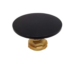 New Cutout Design Gold Plated Base <b>Cake</b> <b>Stand</b> With <b>Marble</b> Base Premium High Quality Unique Style New Arrival 2024 Launch Server - Product Image 3