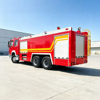 Camion de lutte contre l'incendie à mousse et eau HOWO 6X4 16000L, pompe haute pression, réservoir grande capacité, équipement de sauvetage, directement de l'usine