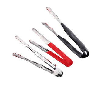 ที่คีบอาหาร DFTS02 รุ่น Kitchen Tools สีดำด้าน ด้ามจับซิลิโคนกันลื่น ผลิตจากสแตนเลส ใช้คีบน้ำแข็งได้ - Product Image 1