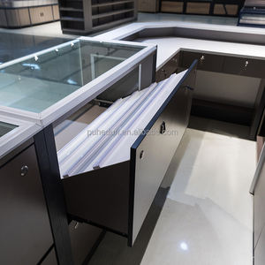 Vetrina OEM in Acciaio Inox con Finitura a Forno per Farmacia, Arredamento Commerciale Moderno, Design d'Interni Ecologico e Personalizzato - Product Image 5