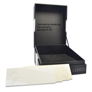 Bán Nóng Tùy Chỉnh Gạch Tông Hiển Thị Vali Thạch Anh Đá Cẩm Thạch Granite Cast Stone Mẫu Hiển Thị Hộp Bao Bì - Product Image 1