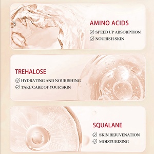 Masque facial actif à la perle de nid d'oiseau OEM, soin intensif hydratant avec acides aminés et collagène pour tous les types de peau, masque en feuille pour le visage - Product Image 3
