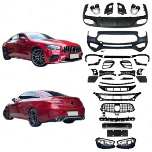 Kit Carrozzeria per <span class=keywords><strong>Mercedes</strong></span> Classe E Coupé W238 <span class=keywords><strong>C238</strong></span> 2017-2023, Modifica E53 E63 AMG, Paraurti e Fari LED per Auto - Product Image 1