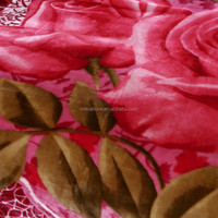 Couverture en vison en polyester de qualité supérieure de luxe super doux couverture chaude en gros