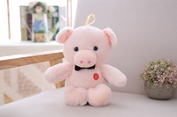 Prix usine 35CM jouets en peluche ours en peluche Mini jouet griffe peluche hippopotame jouets avec porte-clés Machine distributeur automatique poupée
