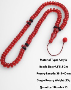 Producto Religioso de Lujo Más Vendido, Personalizado al por Mayor, Rosarios Islámicos con Logotipo - Product Image 2