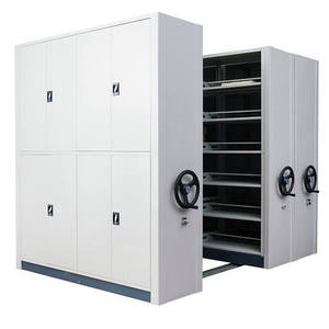 Estanterías Móviles para Biblioteca, Estanterías Compactas de Alta Densidad, Precio de Fábrica, Sistema de Archivo Manual de Metal - Product Image 1