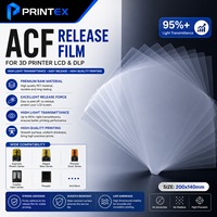 Lembar Film Pelepas Printex ACF untuk Printer 3D Resin LCD SLA DLP Kecepatan Tinggi, Film Pelepas Anti Lengket Pengganti