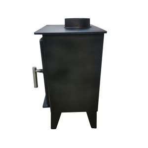 Estufa <span class=keywords><strong>de</strong></span> Leñ<span class=keywords><strong>a</strong></span> Moderna <span class=keywords><strong>de</strong></span> Hierro Fundido con Horno y Cristal - Product Image 1