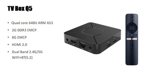 Décodeur TV Internet <span class=keywords><strong>IPTV</strong></span> Q5 ATV le plus populaire, 2 Go de RAM, 16 Go de ROM, H313, double Wi-Fi 5G, Android 10, 4K, compatible Stalker - Product Image 3