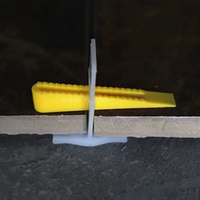 Système de nivellement de carreaux en plastique moderne Clips entretoises accessoires 1mm 1.5mm 2mm prix d'usine pour une utilisation en appartement