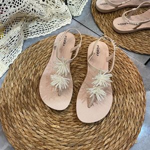 Mùa hè mới mở ngón chân nền tảng bãi biển phụ nữ slip-on dép ngoài trời Trọng lượng nhẹ chống trượt thiết kế linh hoạt cao cấp phong cách La Mã - Product Image 4