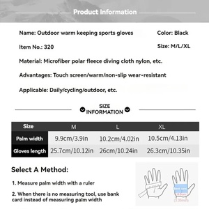Gants d'hiver chauds pour hommes et femmes, à doigts entiers, épais, coupe-vent, imperméables, pour le <span class=keywords><strong>ski</strong></span>, le cyclisme, l'alpinisme - Product Image 6