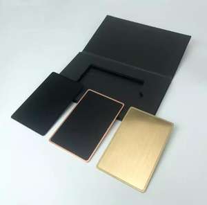 <span class=keywords><strong>Precio</strong></span> de fábrica, acero inoxidable, Metal, NFC, etiqueta RFID, tarjeta VIP/tarjeta de visita, tarjeta de regalo dorada - Product Image 6