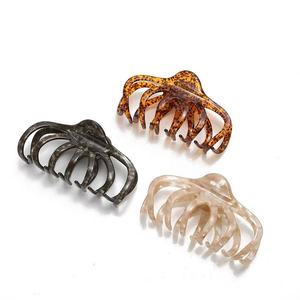 Pinza de Pelo Grande de Acetato Estilo Vintage ZOYU, Pinza de Pelo Octopus de Alta Calidad, Pinzas Clásicas Básicas de Color Puro, Pinza de Pelo de Lujo para Mujer - Product Image 1